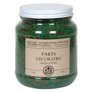 India Tree Boughs of Holly Party Decoratifs, 3 lb Health & Personal Care