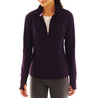 Xersion Full Zip Synthetic Jacket, Purple, Womens