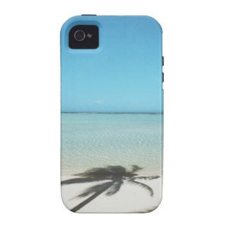 Shadows of Palm Trees on Beach iPhone 4 Cover