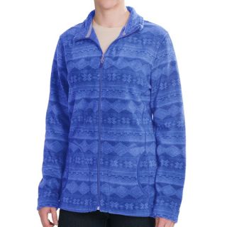 Woolrich Printed Andes Jacket   Fleece (For Women)   EGGPLANT (L )