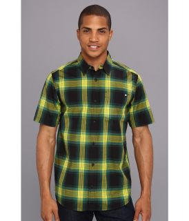 DC Arcade S/S Woven Mens Short Sleeve Button Up (Yellow)