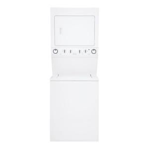 Frigidaire High Efficiency Unitized 3.3 cu. ft. Washer and 5.5 cu. ft. Electric Dryer in White FFLE2022MW