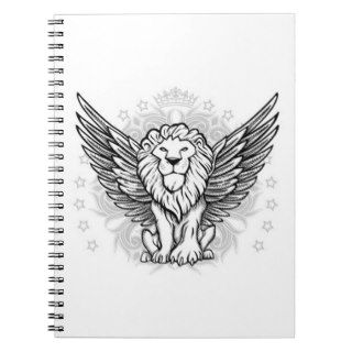 Crowned Lion Note Book