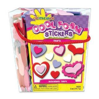 Sticker Foam Hearts, 3 Heart Size, Assorted  Decorative Stickers  