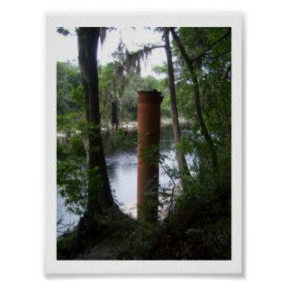 Historic Suwannee Springs, Florida suwannee river, Poster