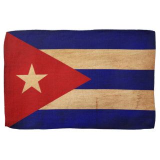 Cuba Flag Hand Towels