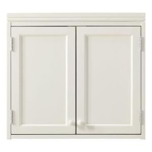 Martha Stewart Living Laundry Storage 22 in. H x 24 in. W Wall Cabinet in Picket Fence 1363700410