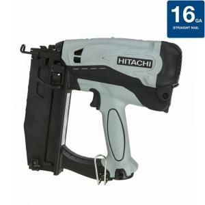 Hitachi 16 Gauge x 2 1/2 in. Cordless Straight Finish Gas Powered Nailer NT65GSP9