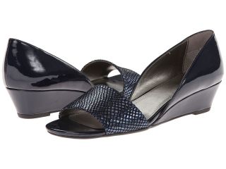 Bandolino Gerritsen Womens Wedge Shoes (Blue)