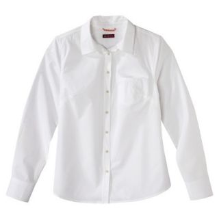 Merona Womens Favorite Button Down Shirt   Oxford   Fresh White   M