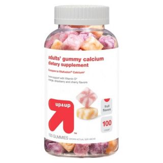 up & up Adults Gummy Calcium Supplement   100 Count
