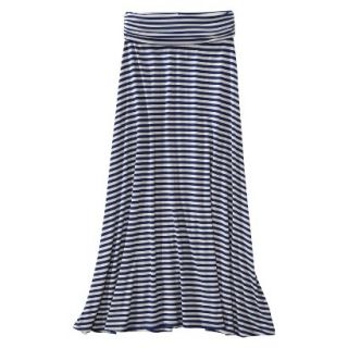 Merona Womens Knit Convertible Maxi Skirt   Waterloo Blue/Cream   S