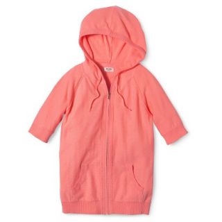 Mossimo Supply Co. Juniors Zip Hoodie Sweater   Moxie Peach XS(1)