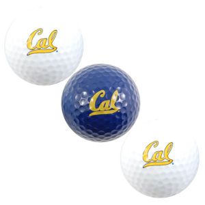 California Golden Bears Team Golf 3pk Golf Ball Set
