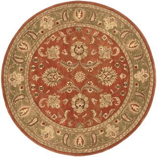 Hand tufted Camelot Collection Wool Rug (8 Round)
