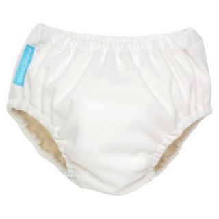 Charlie Banana Reusable Swim Diaper & Training Pant Size Small   White