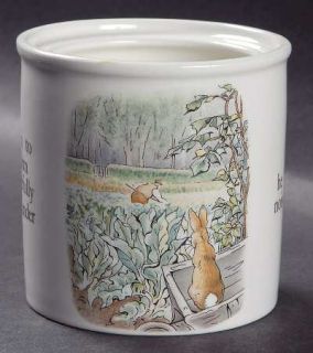 Wedgwood Peter Rabbit Candy Jar/Honey Pot No Lid, Fine China Dinnerware   Beatri
