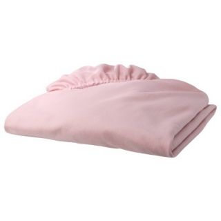 TL Care Jersey Knit Fitted Crib Sheet   Pink