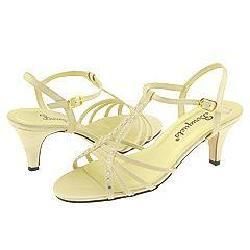 Bouquets Maria Gold Satin Bouquets Sandals