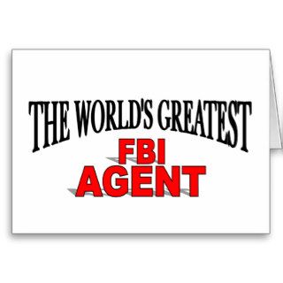 The World's Greatest FBI Agent Cards