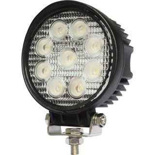 Ultra Tow 27 Watt Round Worklight   9 LEDs, 2,150 Lumens