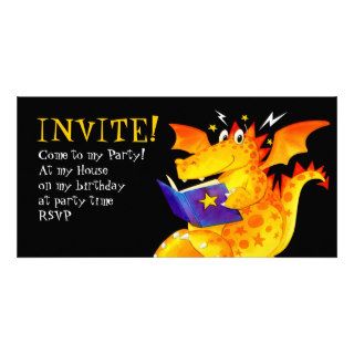 Naughty Little Dragon Picture Card