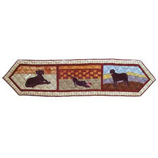 Black Lab 16 x 72 inch Table Runner Patch Magic Table Linens