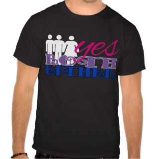 Bi Visibility Yes, Both, Either (Design 17) T Shirt