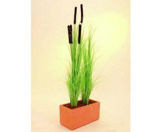 Schilfgras künstlich, hellgrün, Höhe 127cm   Kunstpflanzen künstliche Pflanzen Gräser Küche & Haushalt