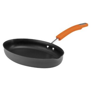 Rachael Ray 11.25 Hard Anodized Oval Skillet with Spout