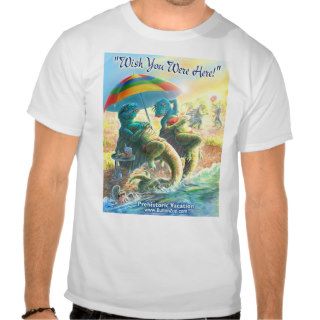 Dinosaur Vacation  wish You Were Here. Shirts