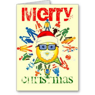 Intl' Merry Christmas Greeting Cards