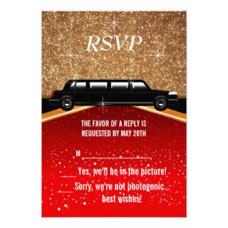 Hollywood Red Carpet Invitation Template