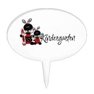 Ladybug Kindergarten Cake Pick