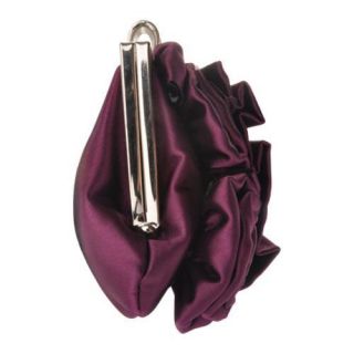 Women's J. Furmani 80265 Fashion Clutch Purple J. Furmani Evening Bags