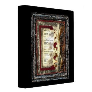 Walking Alone 3 Ring Binder