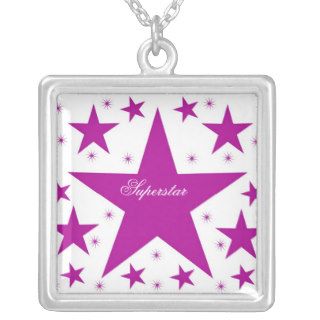 Superstar Collection Necklace, Purple