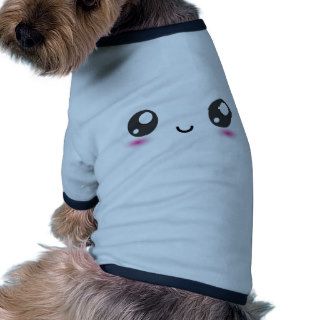 Kawaii Tiny Smile Dog T shirt