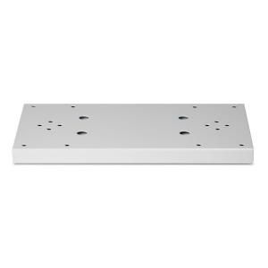 Architectural Mailboxes Duo Spreader Plate in Pearl Gray 5112G
