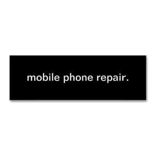 Mobile Phone Repair Service Business Card