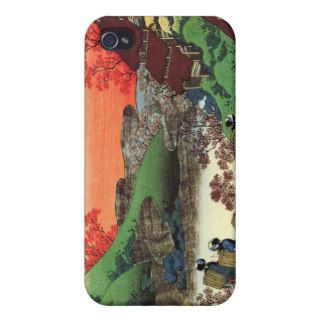 Hundred Poems Explained by the Nurse Hokusai iPhone 4 Cases