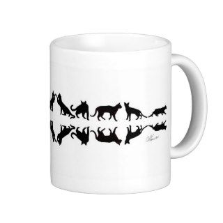 Yeshua's Cat B/W Silhouette mug