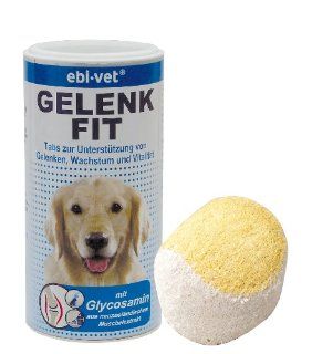 Europet Bernina 699 404478 Promopack Ebi Vet Tabletten Gelenk Fit Hunde 125 g plus Luffa Spielball 6 cm Haustier