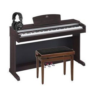 Yamaha YDP 141 R Arius Digitalpiano Set (Rosenholz) inkl. Pianobank und Kopfhörer Musikinstrumente