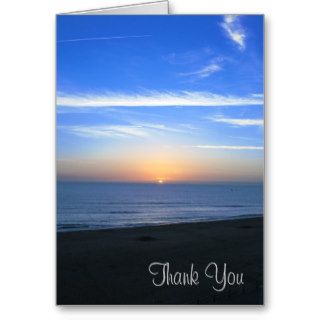 Thank You Sunrise Greeting Cards