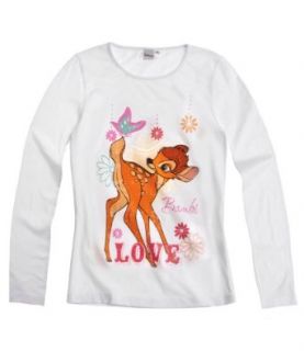 Disney Bambi Langarmshirt weiß (128) Bekleidung
