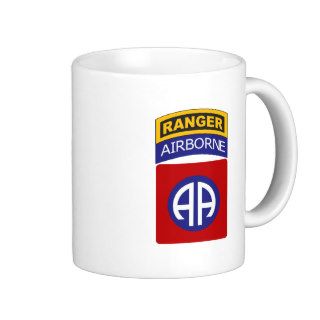 82nd Airborne with Ranger Tab Mugs