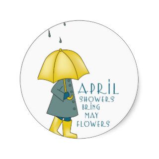 April Showers Bring May Flowers Sticker