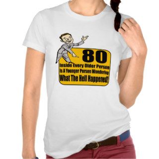 What Happened 80th Birthday Gifts Shirt