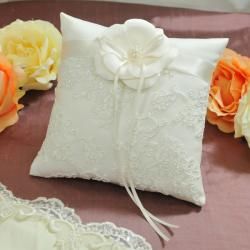 Vintage Lace Ring Pillow Wedding Invitations & Stationery